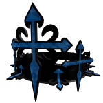 Blue Imperial Cross Crown