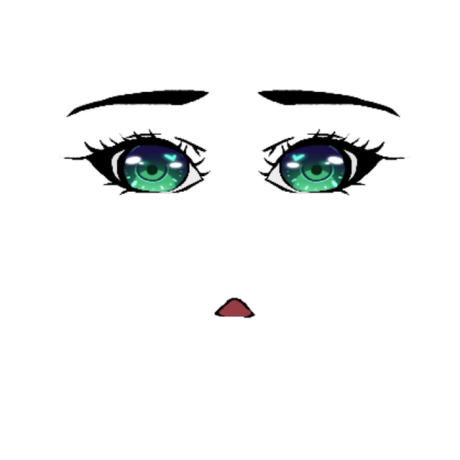 Cute Makeup []Green[] Roblox decal