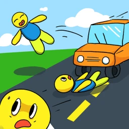 Don't Run People Over Challenge icon