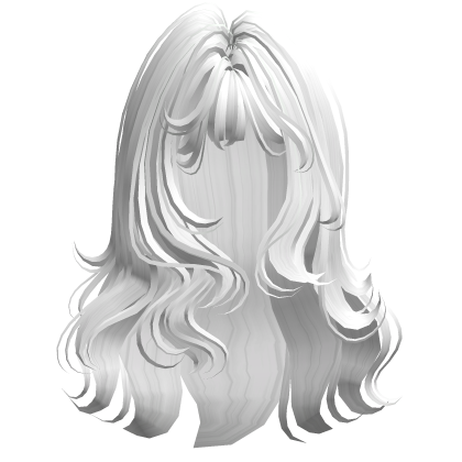 Cute Messy Whimsical Girl Hair (White) Roblox item
