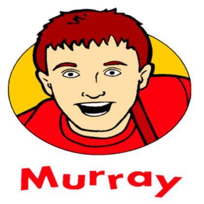 Cartoon Murray Logo in 1998 Roblox decal