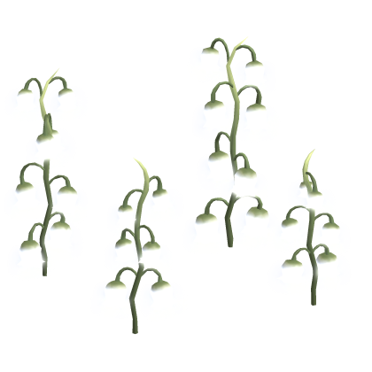 (GLOWING) igari emissive lily flower patch