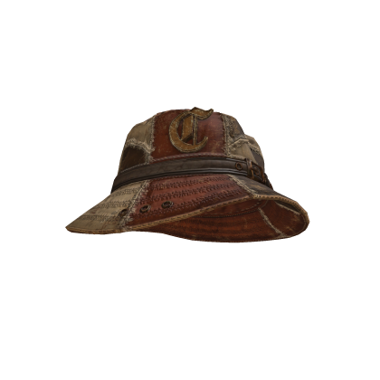 Vintage Crib Bucket Hat - Orange