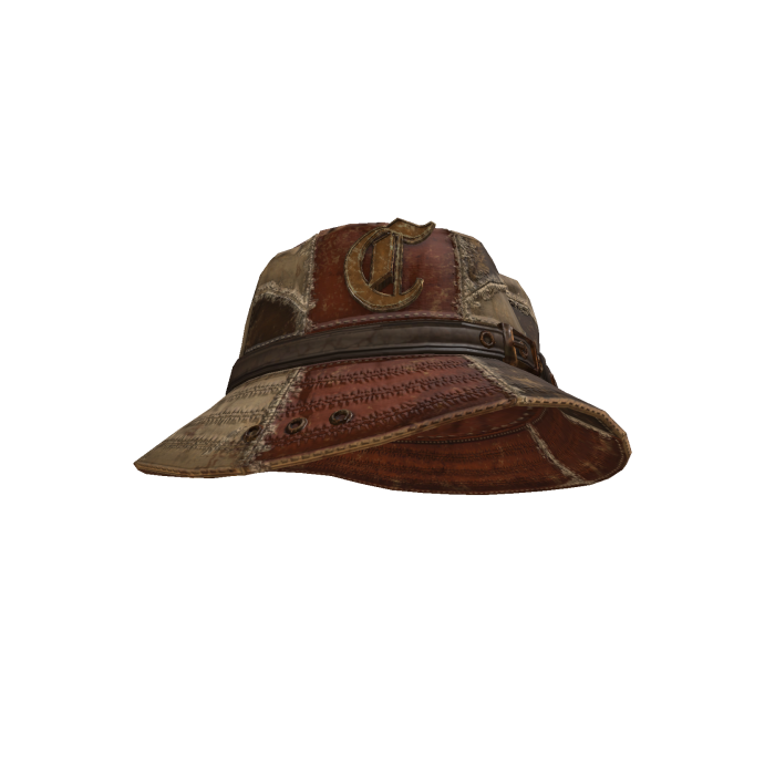 Vintage Crib Bucket Hat - Orange