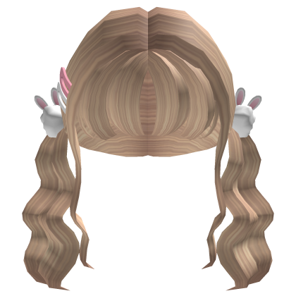 Cute Bunny Short Pigtails - Blonde Roblox item