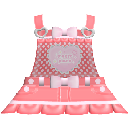 Cute Pink Red Cutecore Mezzo Piano Overalls