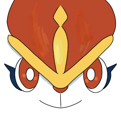 Cinderace face decal