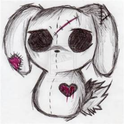 Emo Bunny Drawing Roblox decal
