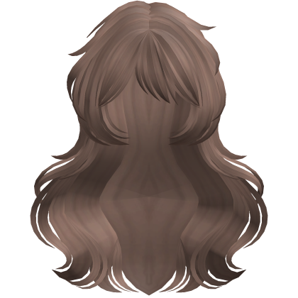 Long Anime Flowy Hair Light Brown Roblox item