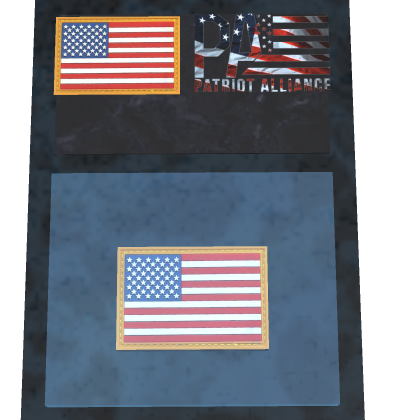 U.S. Flag PVC Patch