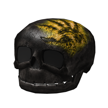 Black/Yellow Scorched Riddling Skull Recolor Addon