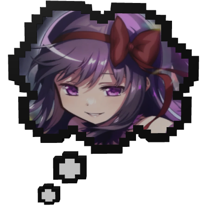 Homura Akemi MADOKA MAGICA | Thinking Bubble 