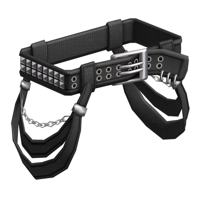 Y2K Punk Grunge Emo Grey Streetwear Waist Straps