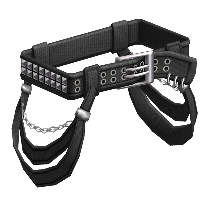 Y2K Punk Grunge Emo Grey Streetwear Waist Straps