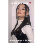 Ariana Grande fans only no haters
