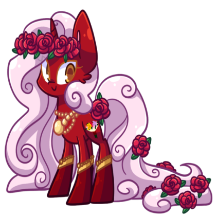 Rose Pony (Background removed) Roblox decal
