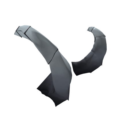 Black & Grey Horns Roblox item