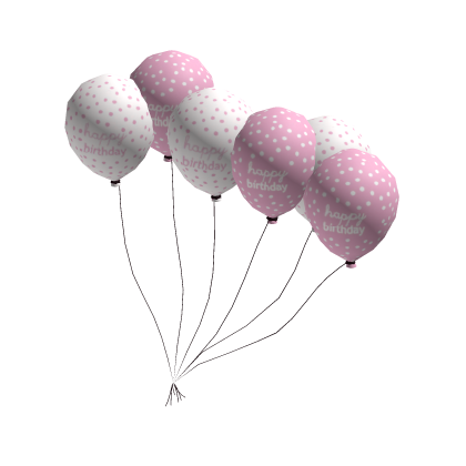 🎊 Birthday Balloons | Pastel Pink Set thumbnail