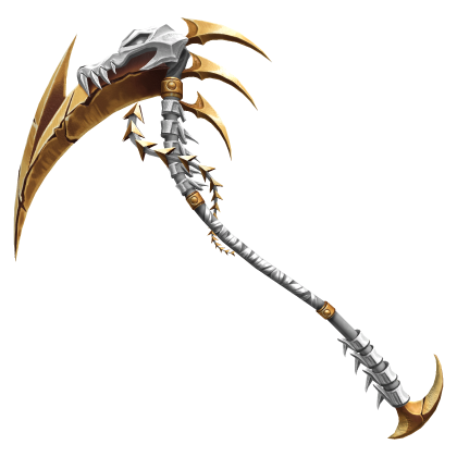Angelic White Bone Scythe