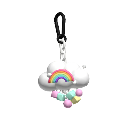 Rainbow Cinnamoroll Keychain