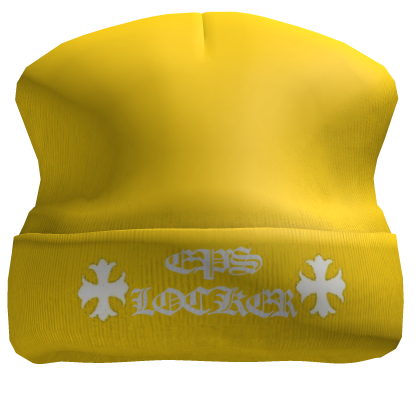 Yellow Cross Beanie Hat Roblox item