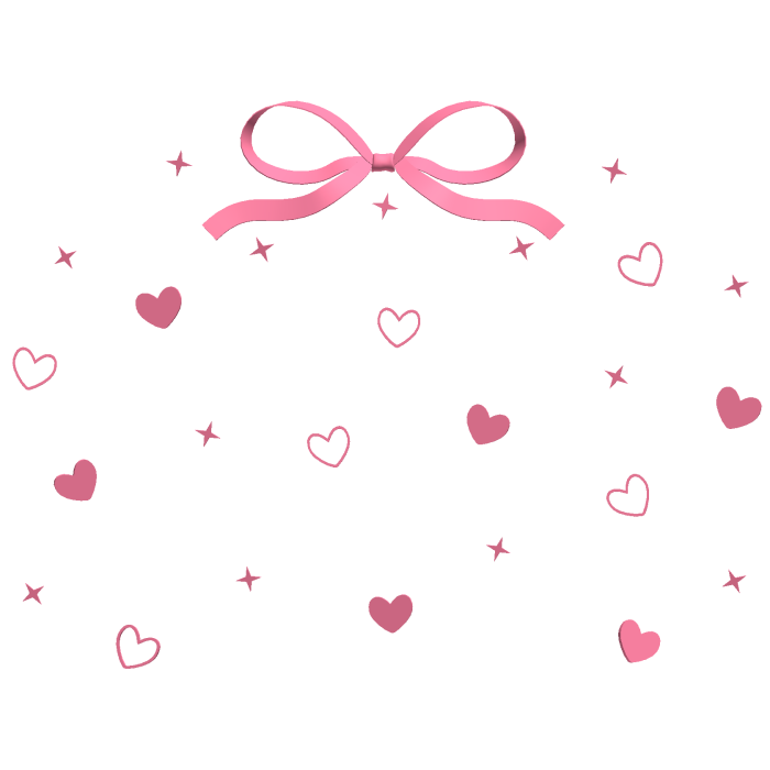 Princess Bow Aura hot pink ♡ 