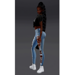 NYLA B THROW HANDS