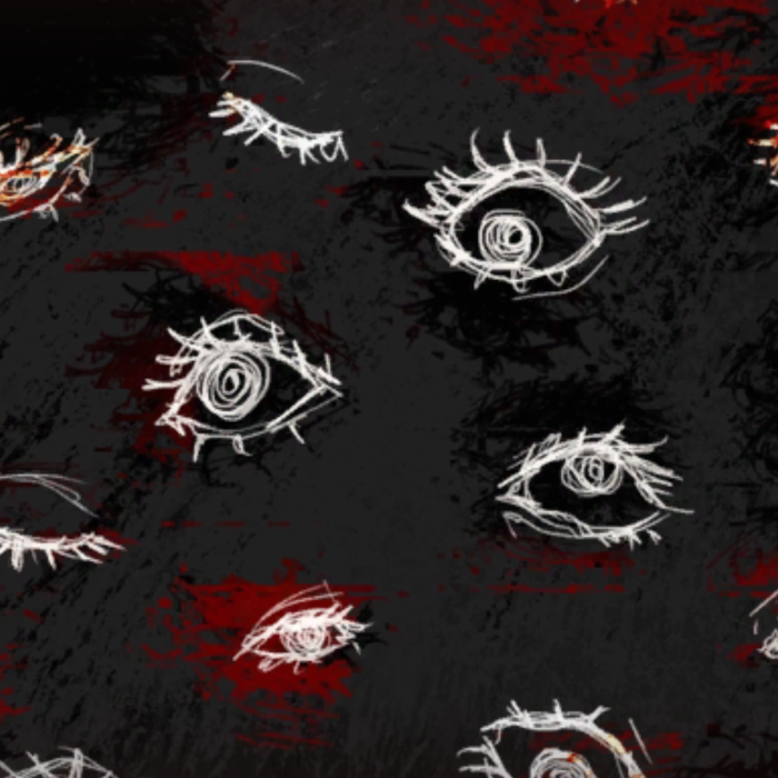 Sketched Eyes Red