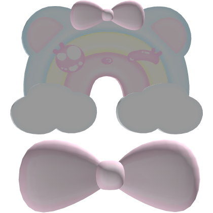 🧁: pastel rainbow funfetti hairclip Roblox item