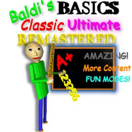 Baldi's Basics Classic Ultimate Remastered Group Roblox group icon