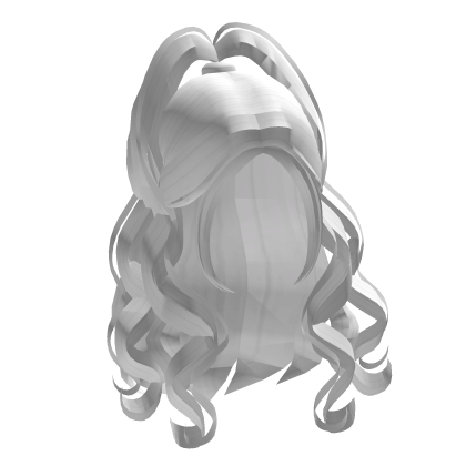 Long Cute Girl Hair - White Roblox item