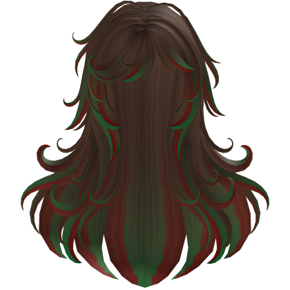 Big Swirly Brown Christmas Hair Roblox item