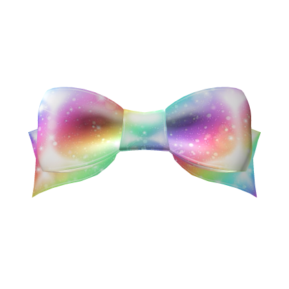 ♡ ꒰ rainbow front bow