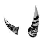 Black White Cosmic Horns