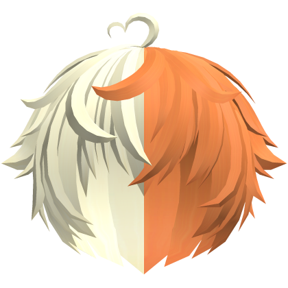 ♡ cute kawaii messy heart boy hair 🐹 hamtaro Roblox item