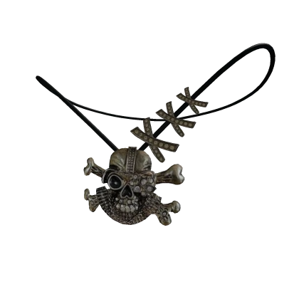 skull pirate grunge vintage necklace 1.0 | Roblox Item - Rolimon's
