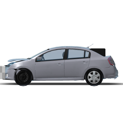 Totaled Nissan S e n t r a