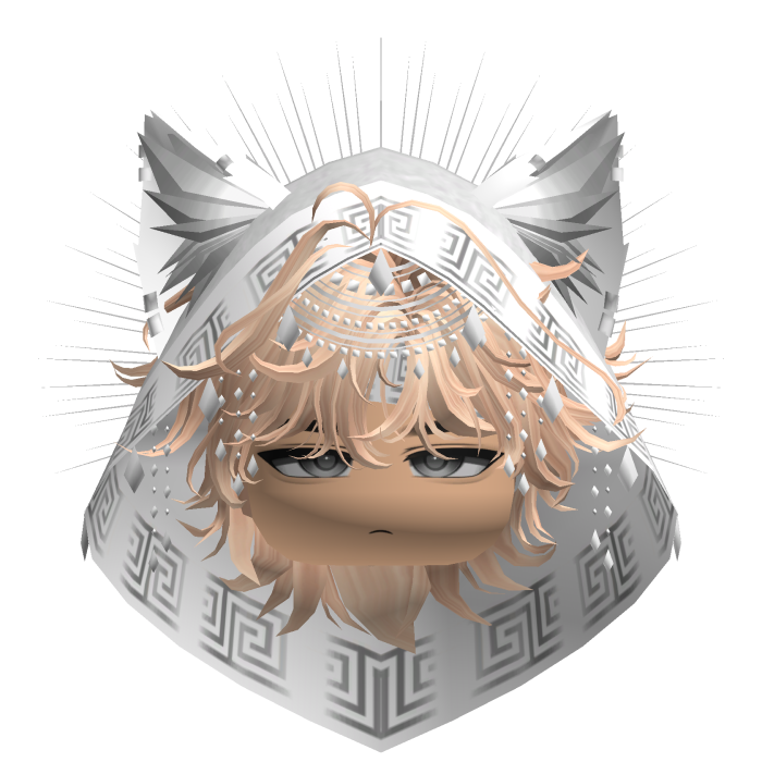 Egyptian Mullet w/ Divine Silver White Hood