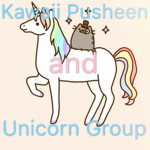 Kawaii Pusheen and Unicorn Group