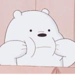 Ice bear from we bare bears