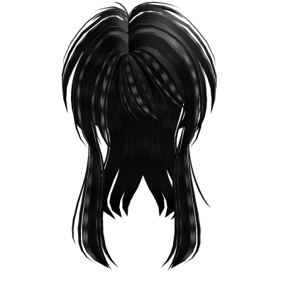 ☆ Emo punk  layered Frame yuno spiky hair raccoon Roblox item