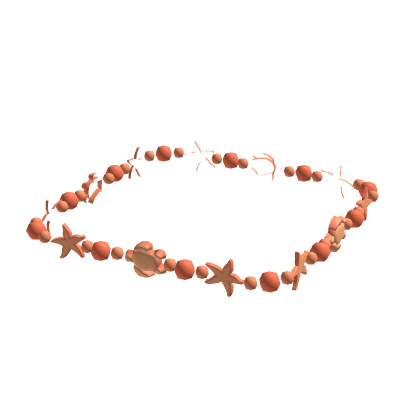 Beach Anklet In Orange