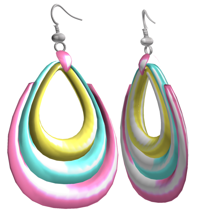 Pastel 2000s Harajuku Ear Hoops Y2K