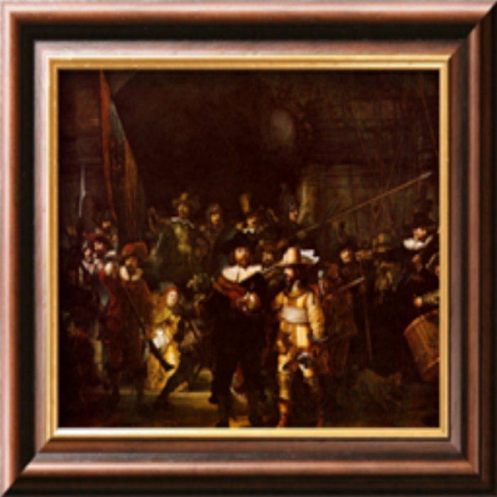 Rembrandt Nightwatch Painting in Frame Roblox decal