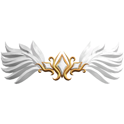 Divine Angel feather Crown - White/Gold Roblox item