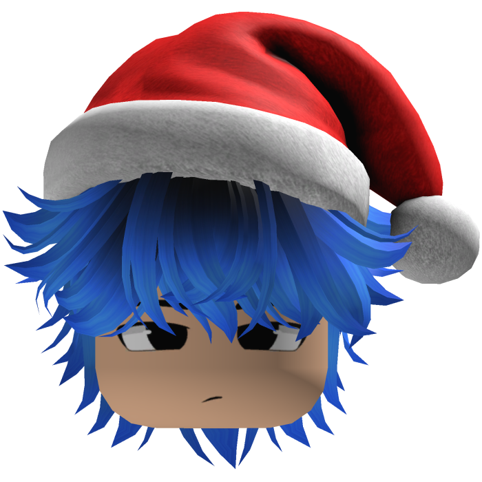 Beautiful hair Christmas beret (Blue)