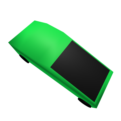 Green Low poly car