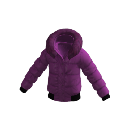 Purple Puffer Jacket Roblox decal