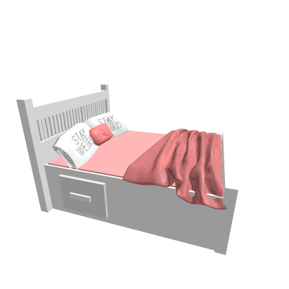 🤎 Warm Line Pink Kawaii Bed!