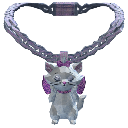 Iced Out Y2k Trendy Aristocats Marie Cat Chain 1.0